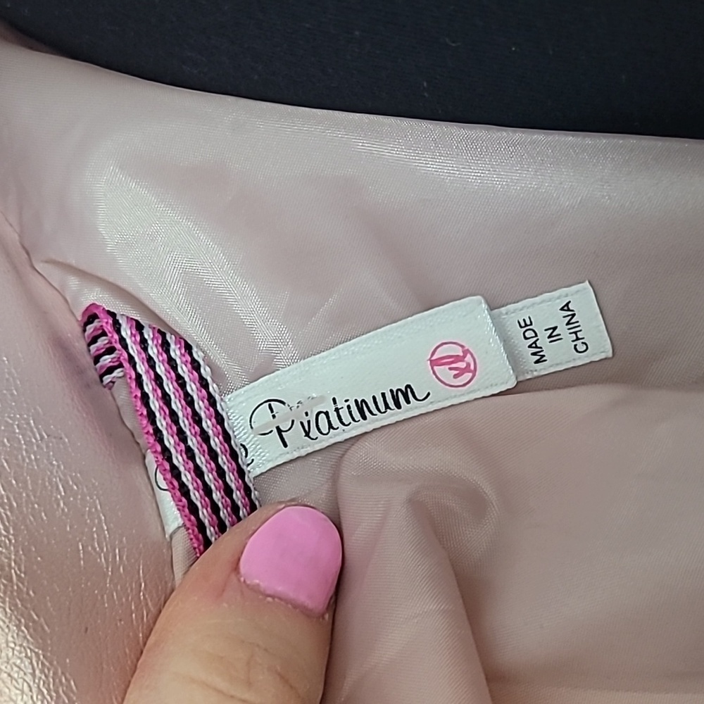Pink Ruffle Motto Jacket NWT - Picture 11 of 12